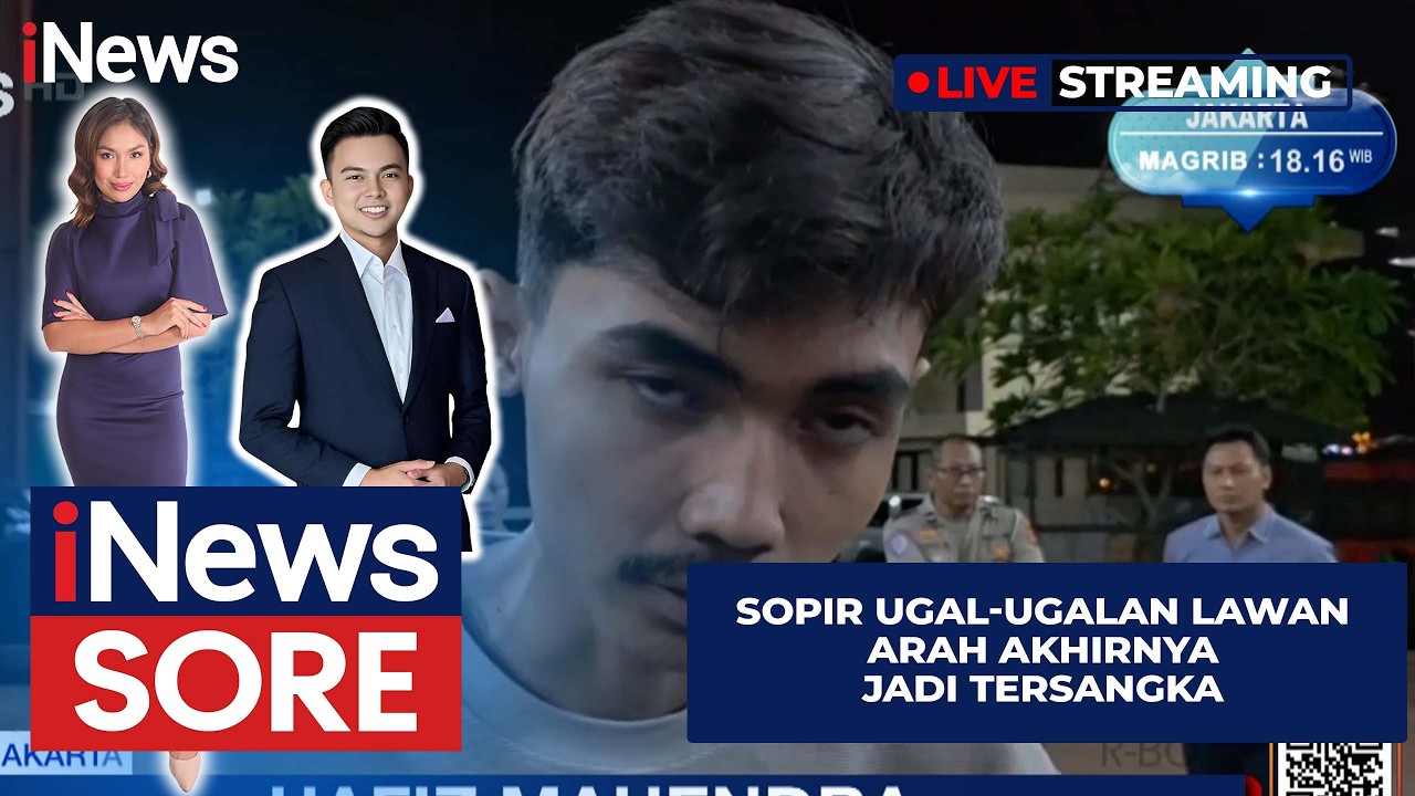 🔴LIVE | Sopir Ugal-ugalan Lawan Arah Akhirnya Jadi Tersangka | iNews Sore (26/2)