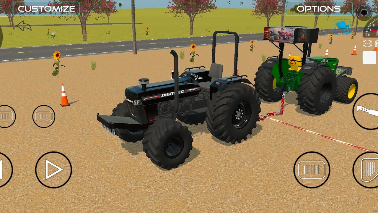 Digitrac vs jondher power check ✅✅ win game game tractor tochan video 