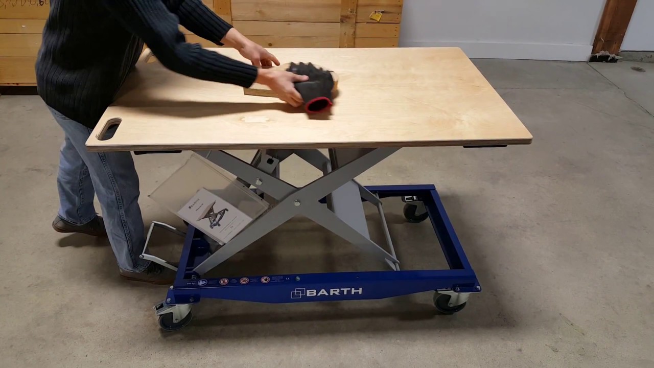 Rangate Barth Lift Table 300 Operation