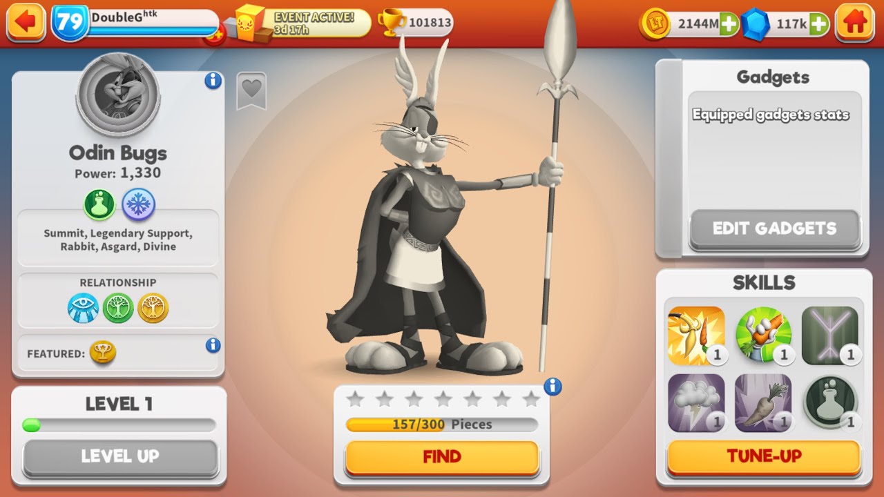 Odin Bugs: Event Review, Day 1 Campaign, FULL Wrath of Odin Campaign | Looney Tunes: World of Mayhem