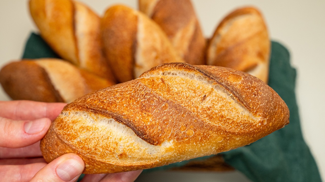 The Secret to French Bakery-Quality Baguettes | Extra Fluffy & Easy