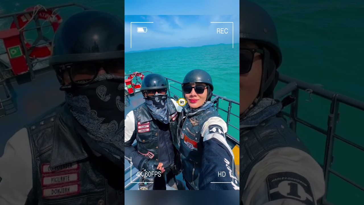 SITI ELIZAD & SUAMI KONVOI NAIK MOTOR