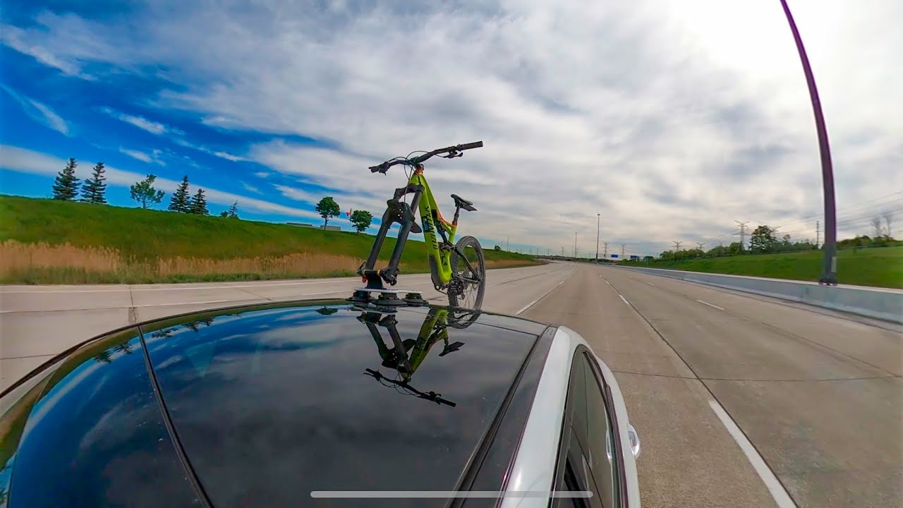 Sea Sucker Bike Mount at Highway Speeds