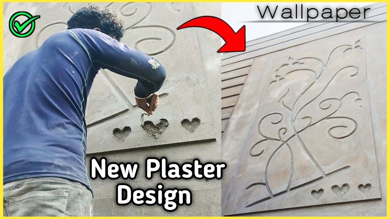 Amazing plaster design // how to make amazing plaster design // how to make amazing wallpaper design