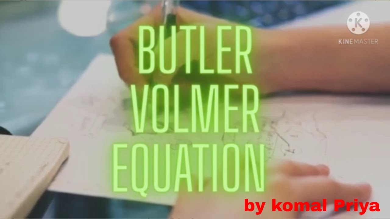 Butler Volmer Equation  | Electrochemistry | MSc chemistry notes| Easy way to understand |