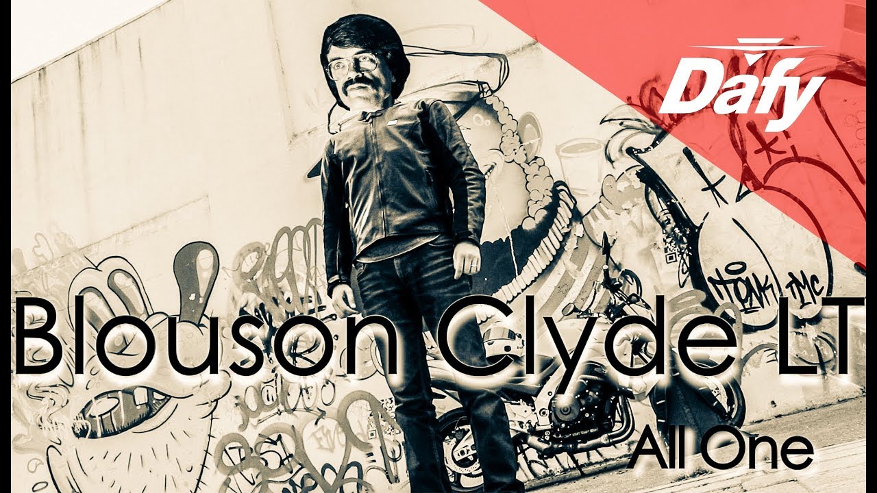 Blouson moto cuir Clyde LT All One - Dafy Moto