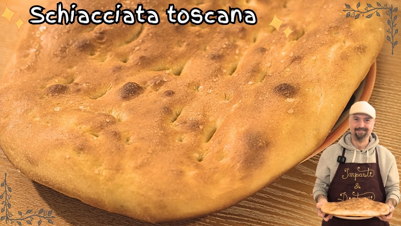 Ricetta SCHIACCIATA - Croccante fuori e morbida dentro!