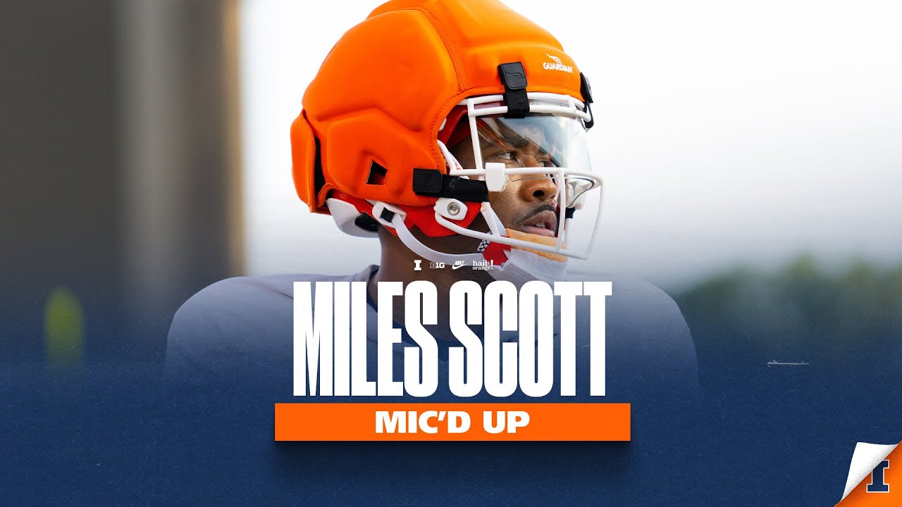 Illinois Football | Mic'd up with Defensive Back Miles Scott