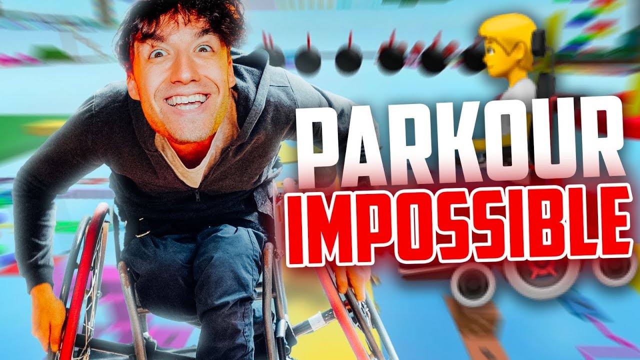 PARKOUR IMPOSSIBLE EN FAUTEUIL ROULANT ! LE GAGNANT GAGNE 100€ ! - ESTEBAN GAMING