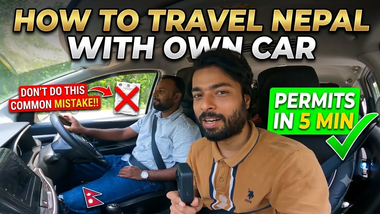 India to Nepal by Car: Complete Travel Guide for First-Time Visitors | GoPro Vlog | Cosmic Patel