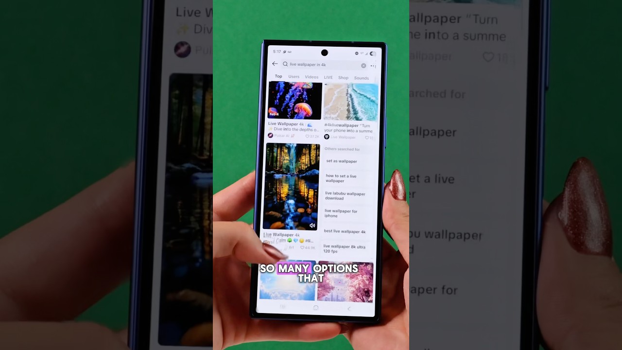 How to LIVE wallpaper on your phone! #android #phonehacks #phonetips
