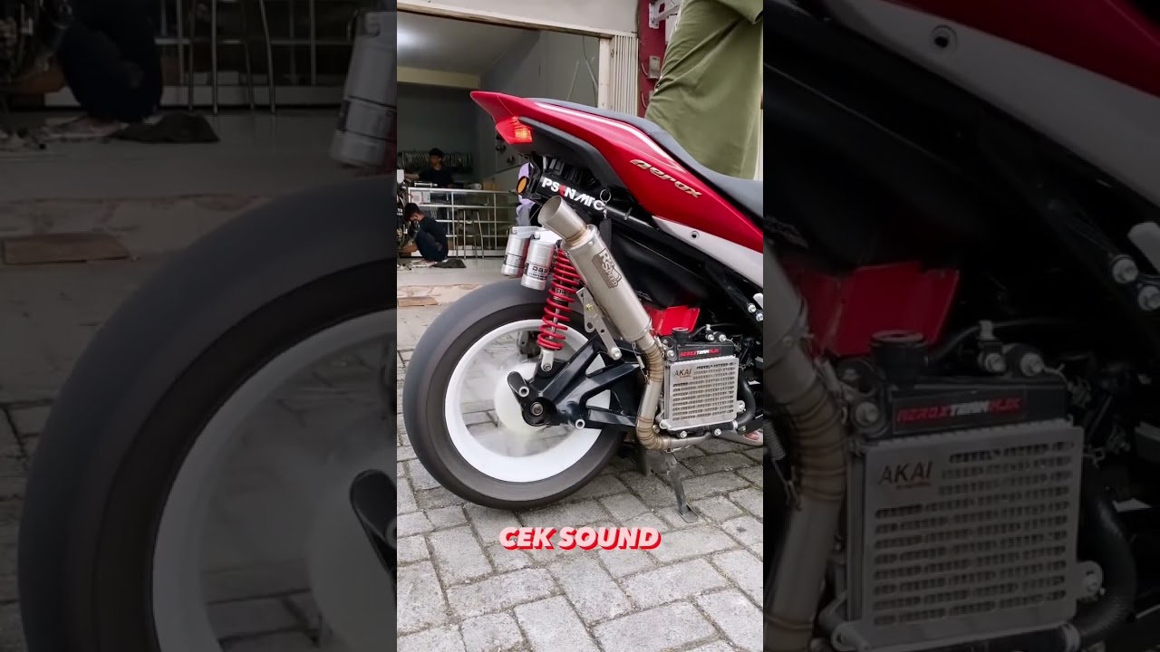 Knalpot Rez Speed Tipe Corong Fullsystem with Header Cobra Aerox 155, Dm us ig @Rezspeed.id