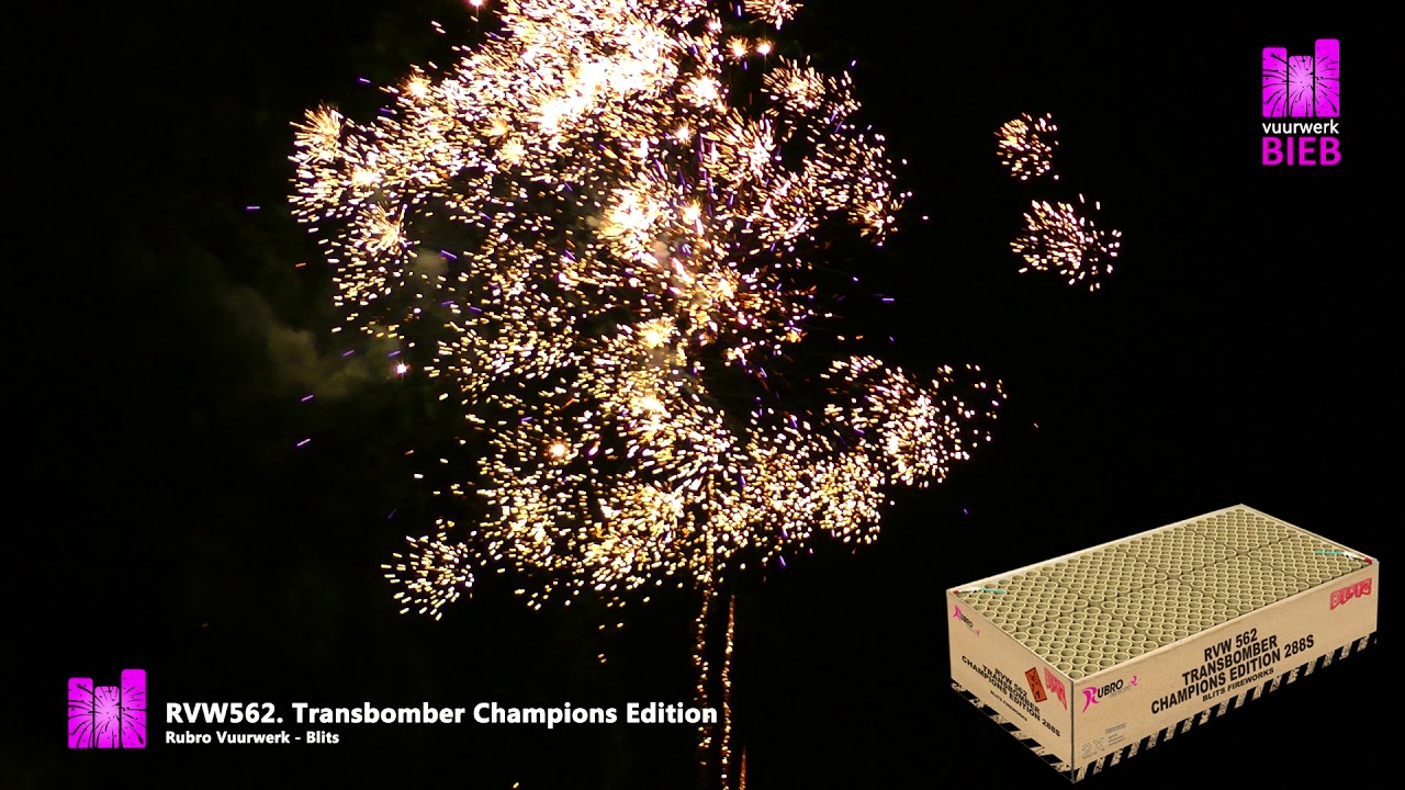 Transbomber Champions Edition - Rubro Vuurwerk - Blits - vuurwerkbieb.nl
