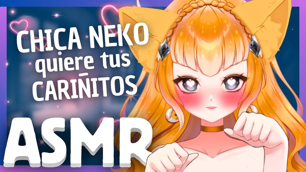 ASMR ROLEPLAY ♥ Chica NEKo quiere tus CARIÑITOS [3DIO]