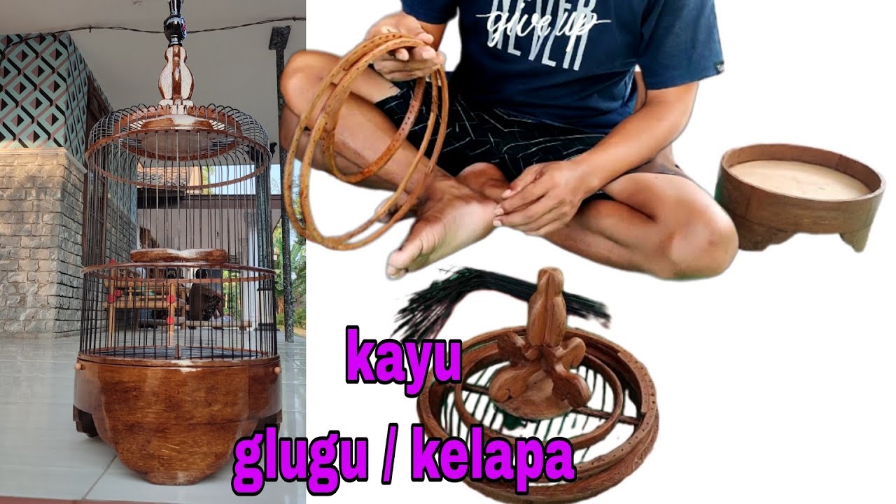 Siapa BILANG‼️kayu kelapa tidak bisa di buat sangkar bulat|| bird cage