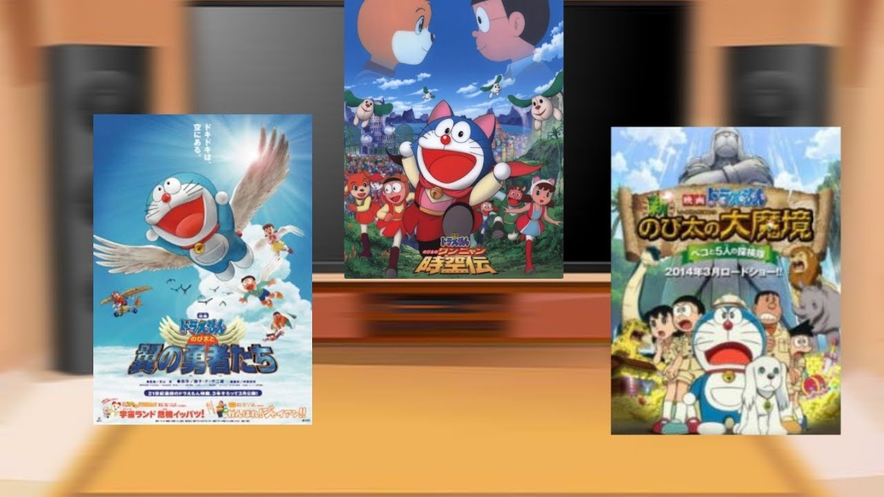 Doraemon movie 22,25,34 react to tiktok (part1)