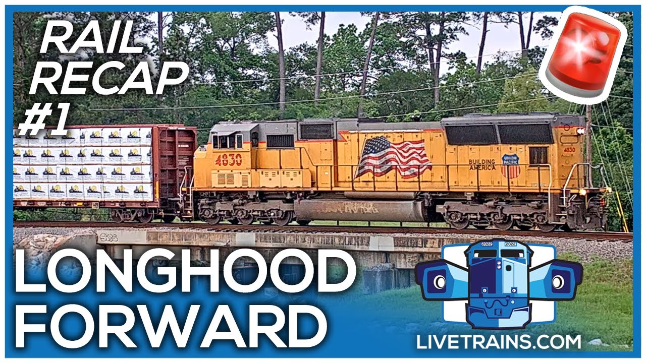 UNUSUAL! LHF SD70 Action, Dogs and more! |  LIVE Trains RAIL RECAP # 1