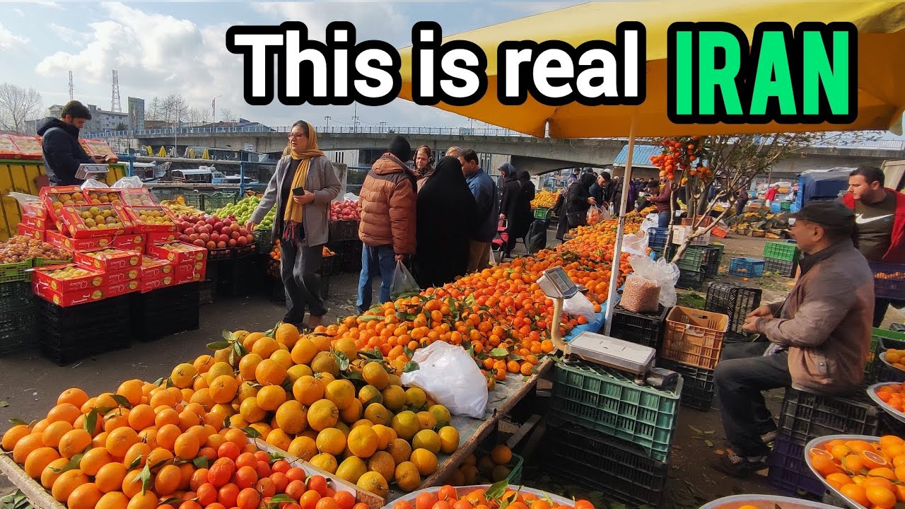 Iran 2025: Anzali port farmers market.شنبه بازار انزلی