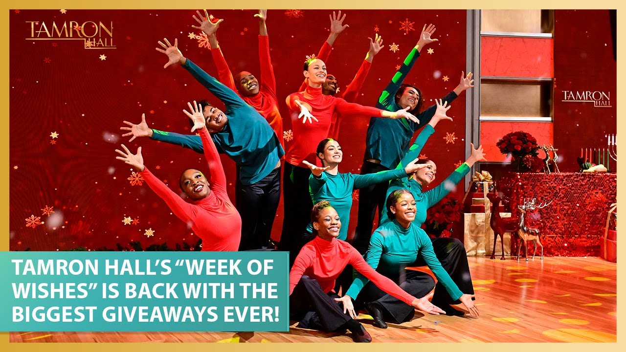 Alvin Ailey Dance Theatre Kicks Off Tamron’s Holiday “Week of Wishes”