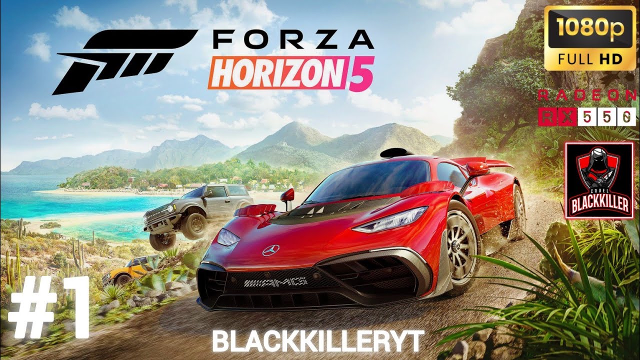 Forza horizon 5 Gameplay 🎮 | intel i3 10100F with Redeon RX550 | Evofox Mobile Handheld Gamepad 