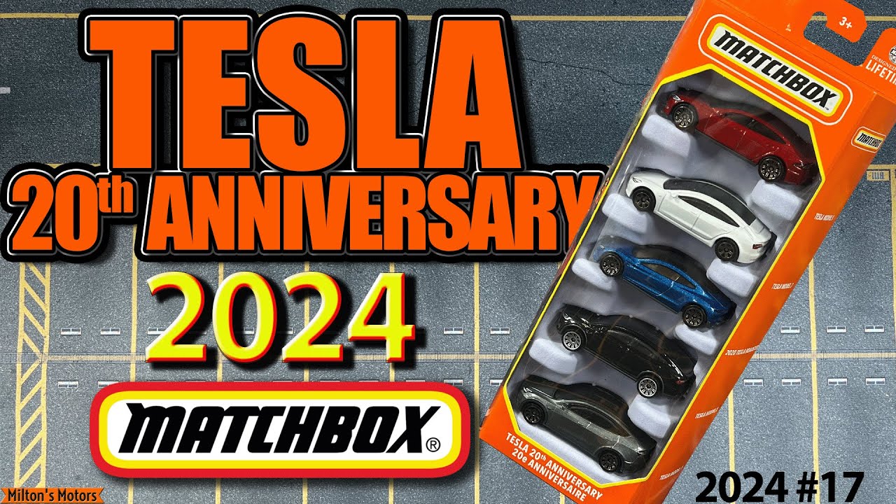 Unboxing 2024 Matchbox Tesla 20th Anniversary 5-pack!!