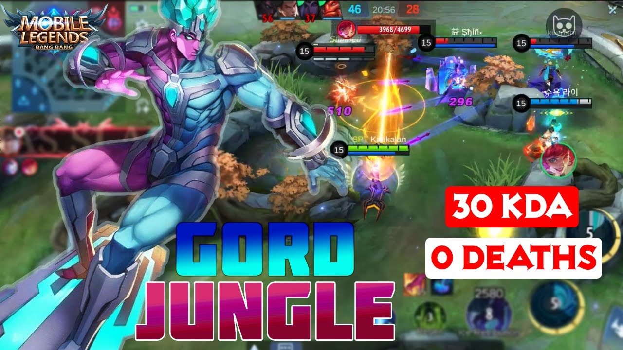 30 KDA in Rank Game Easily With Gord Jungle..... Complete Early Domination.....