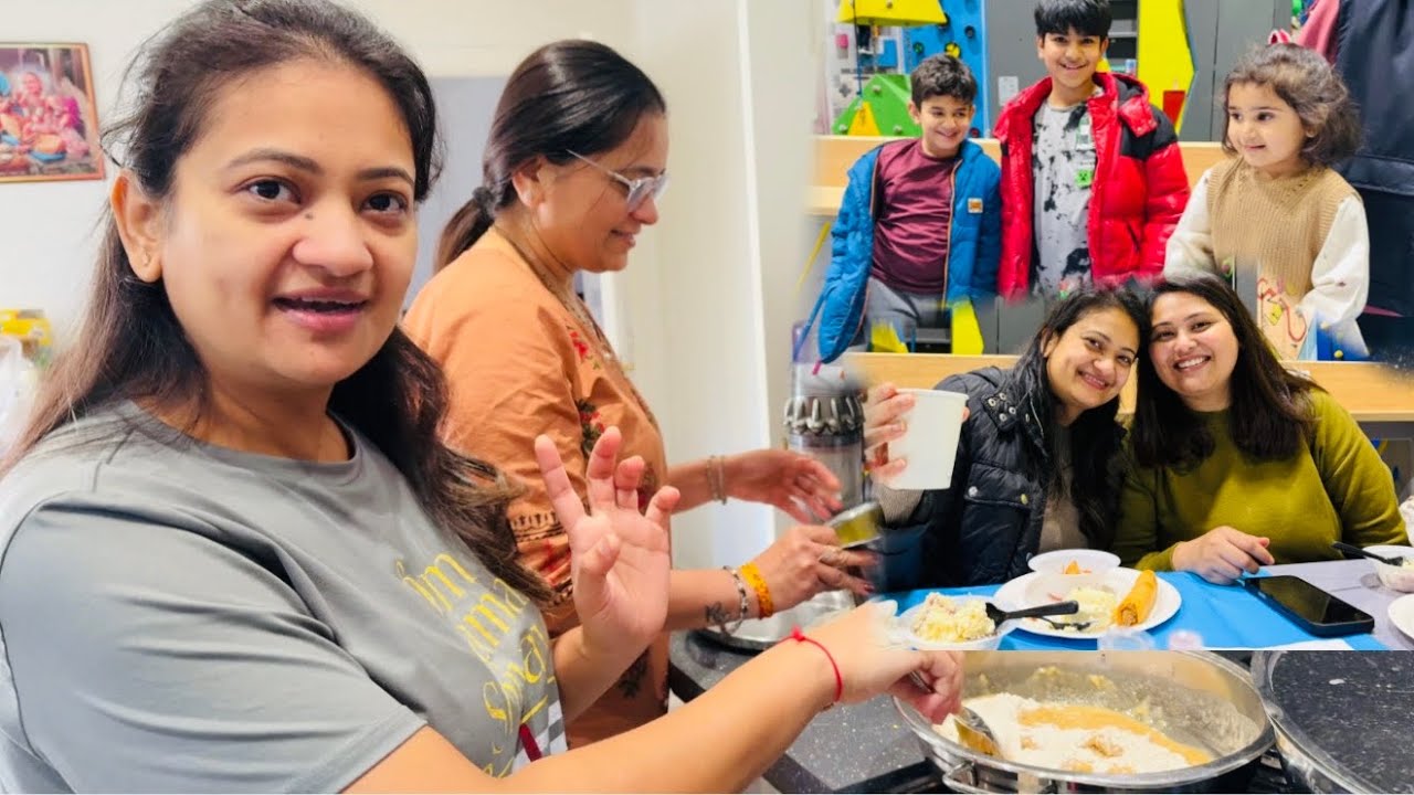 Devrani jethani ne milke banayi guest ke liye sukhdi! Aaira ki birthday party me gaye 