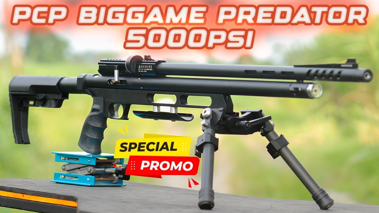 BEST LONG RANGE BIG GAME PCP!!! PCP PREDATOR BIGGAME MORTAL 5000PSI NEWEST PCP RIFLE 2025