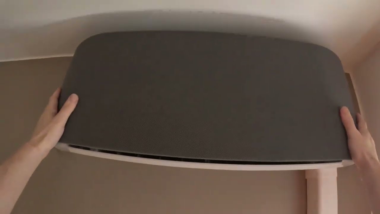 Toshiba Haori fabric installation procedure in real conditions