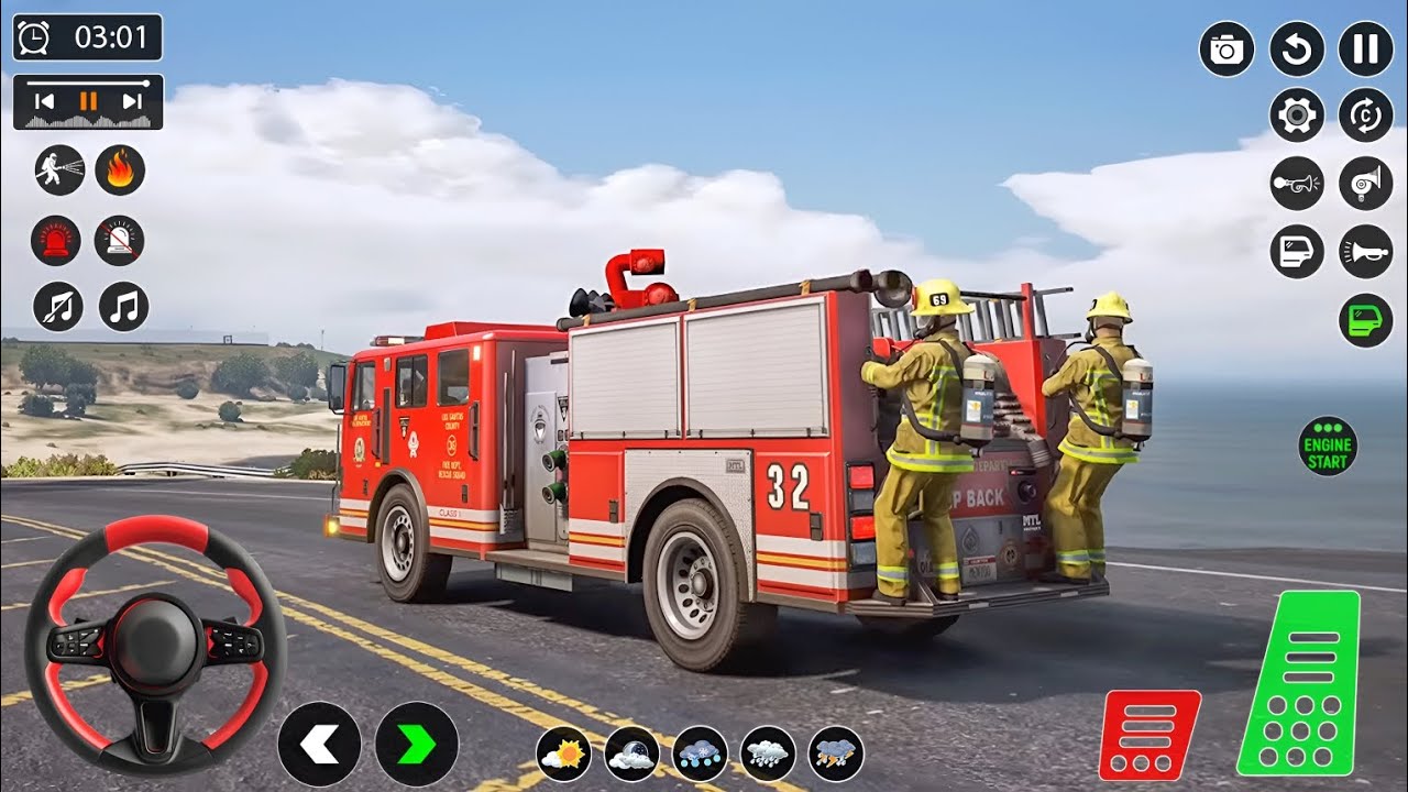 Ultimate Mobile Gaming: Fire Truck 3D Firefighter Adventure! #mobilegaming #gaming #viral 