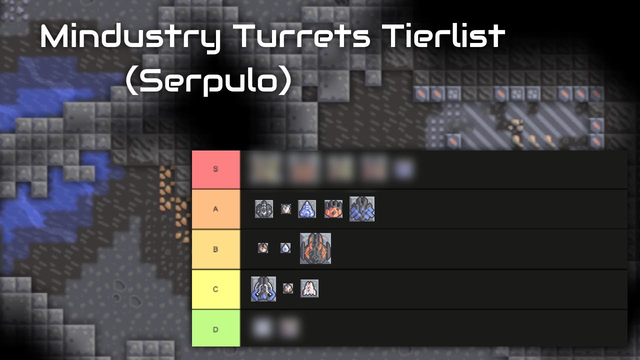 Mindustry Tierlist - Serpulo Turrets