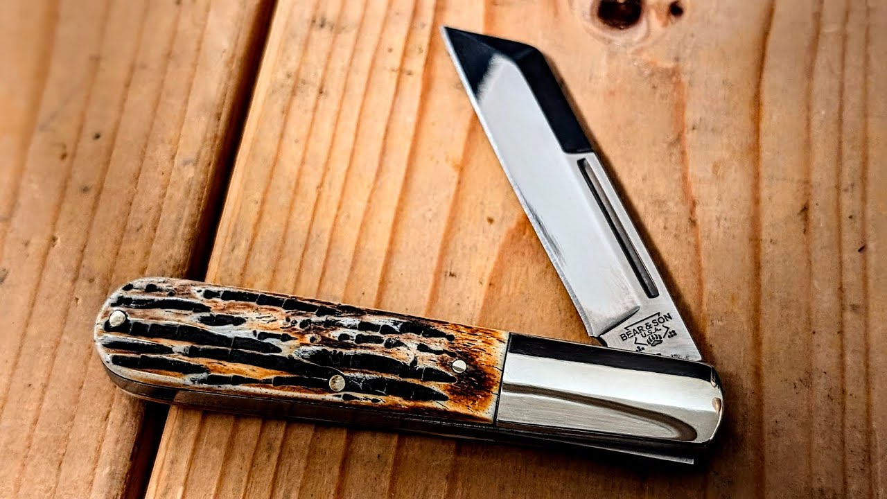 Bear & Son 4 inch Stag Bone Barlow. Is this the USA Game Changer that we have been waiting for?