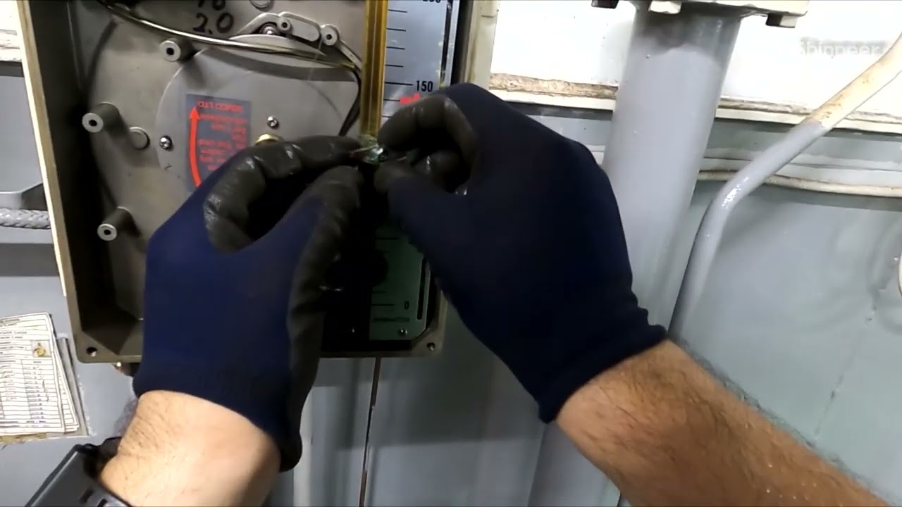Ship Liquid Level Indicator of Bilge tank. How to zero set. | Maker SEMCO, Model 6000 TU-1E