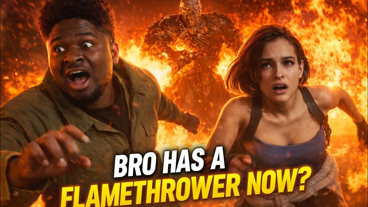 BRO GOT A FLAMETHROWER NOW?? | Reisdent Evil 3 Part 2