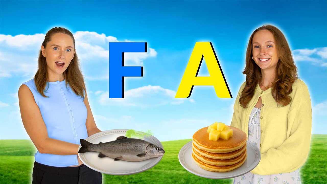 Vi äter bara mat på en bokstav i 24h!