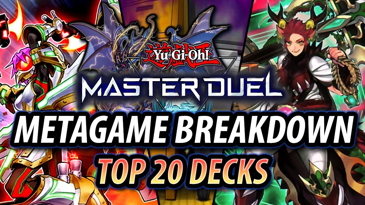 TOP 20 DECKS for Yu-Gi-Oh! Master Duel!
