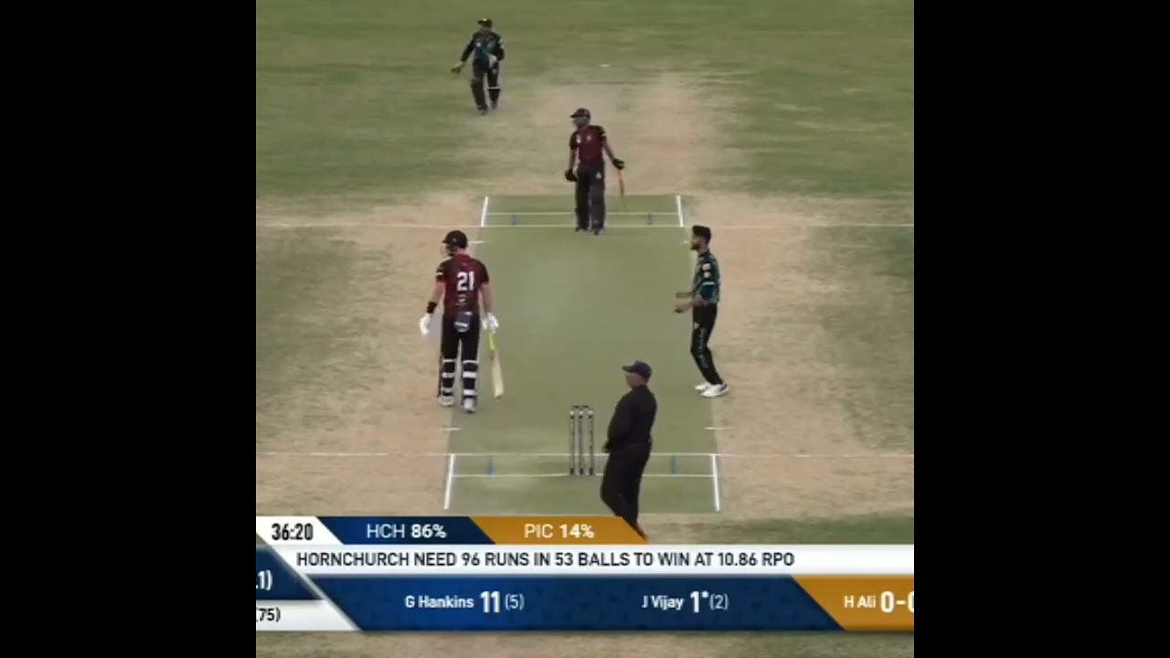 European cricket league 2024 PIC vs HOR 4 runs
