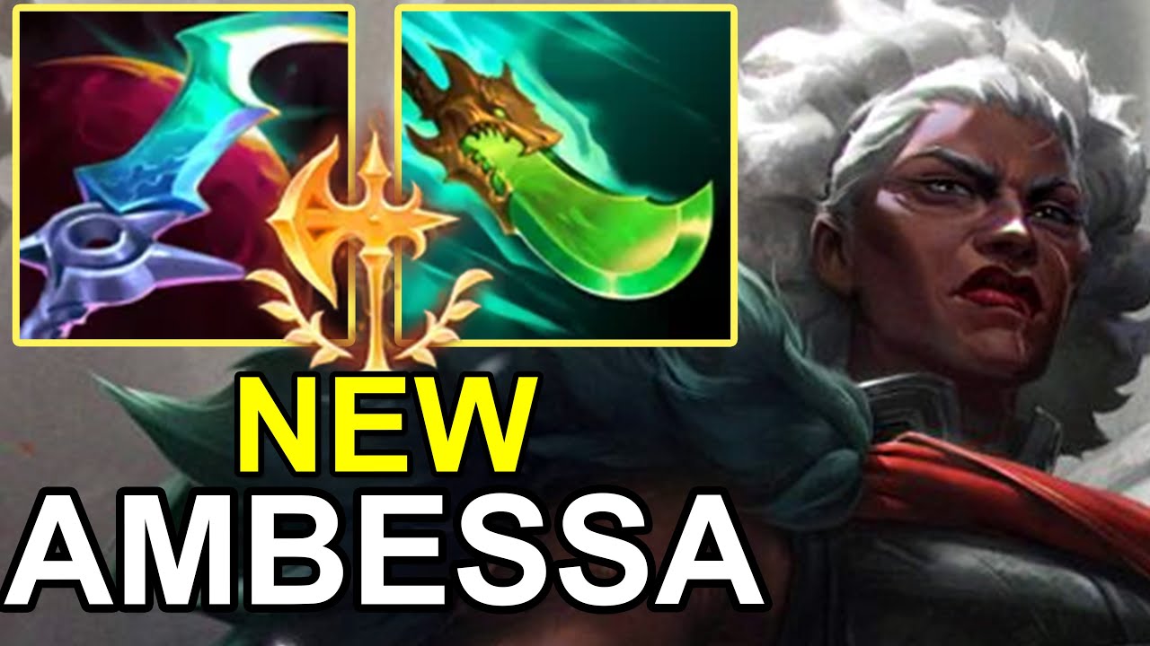 LOL CN NEW AMBESSA - Fanren Ambessa vs Aatrox Master - Challenger Ambessa Gameplay S14.22