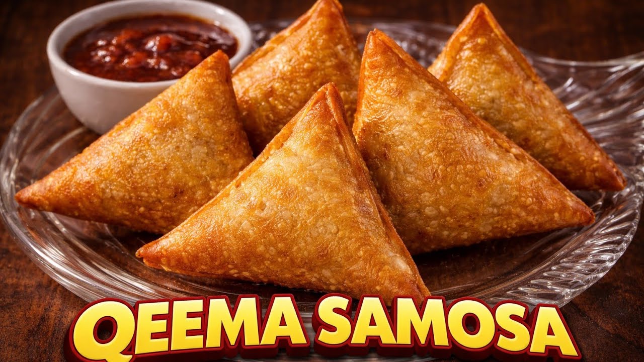 Tandoori Mutton Qeema samosa | crispy snack recipe 