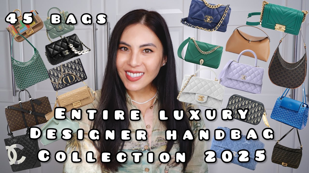 Luxury Designer Handbag Collection 2025- Chanel, LV, Fendi, Goyard, Bottega Veneta, Loewe, Celine