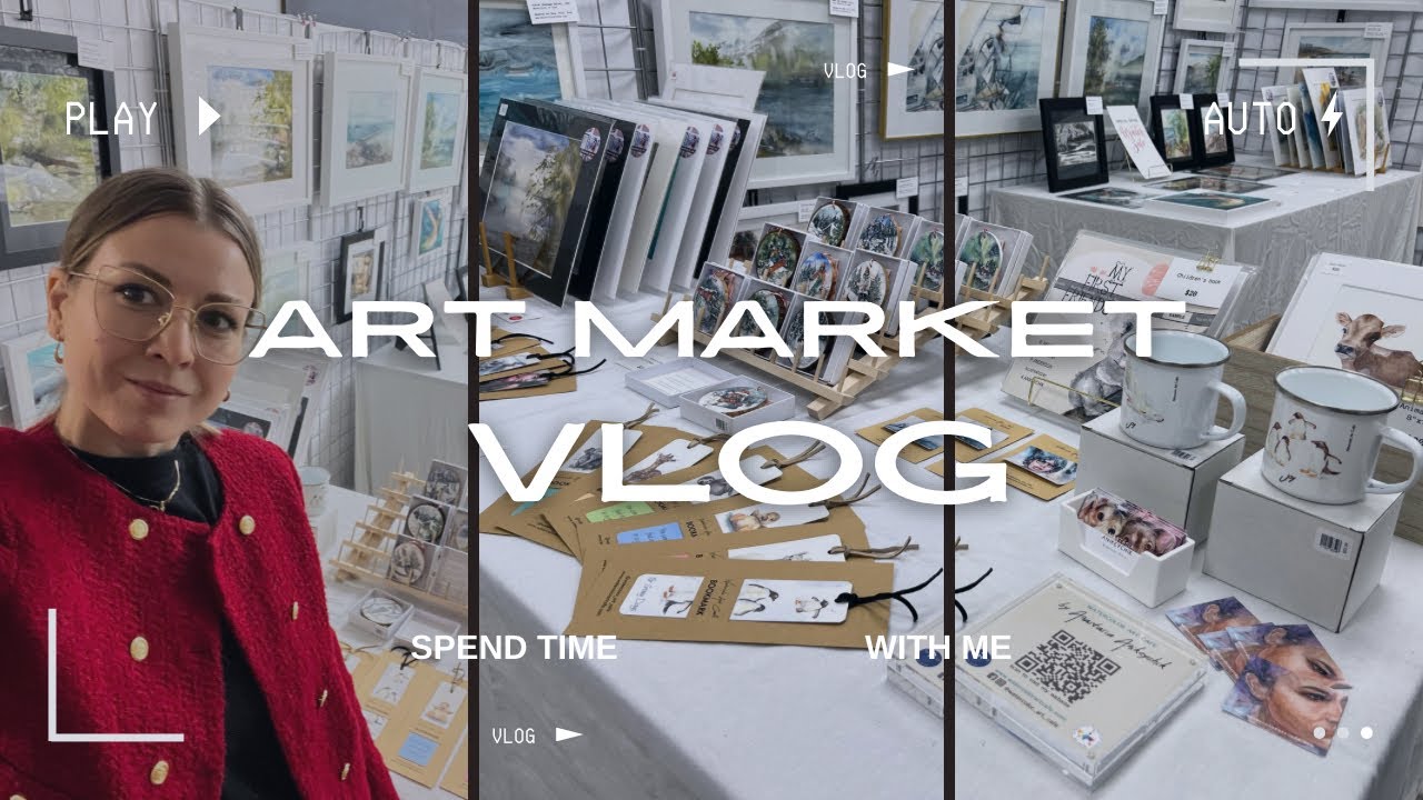 Art Market Vlog | Installation | Booth tour | Opening reception | First Sales