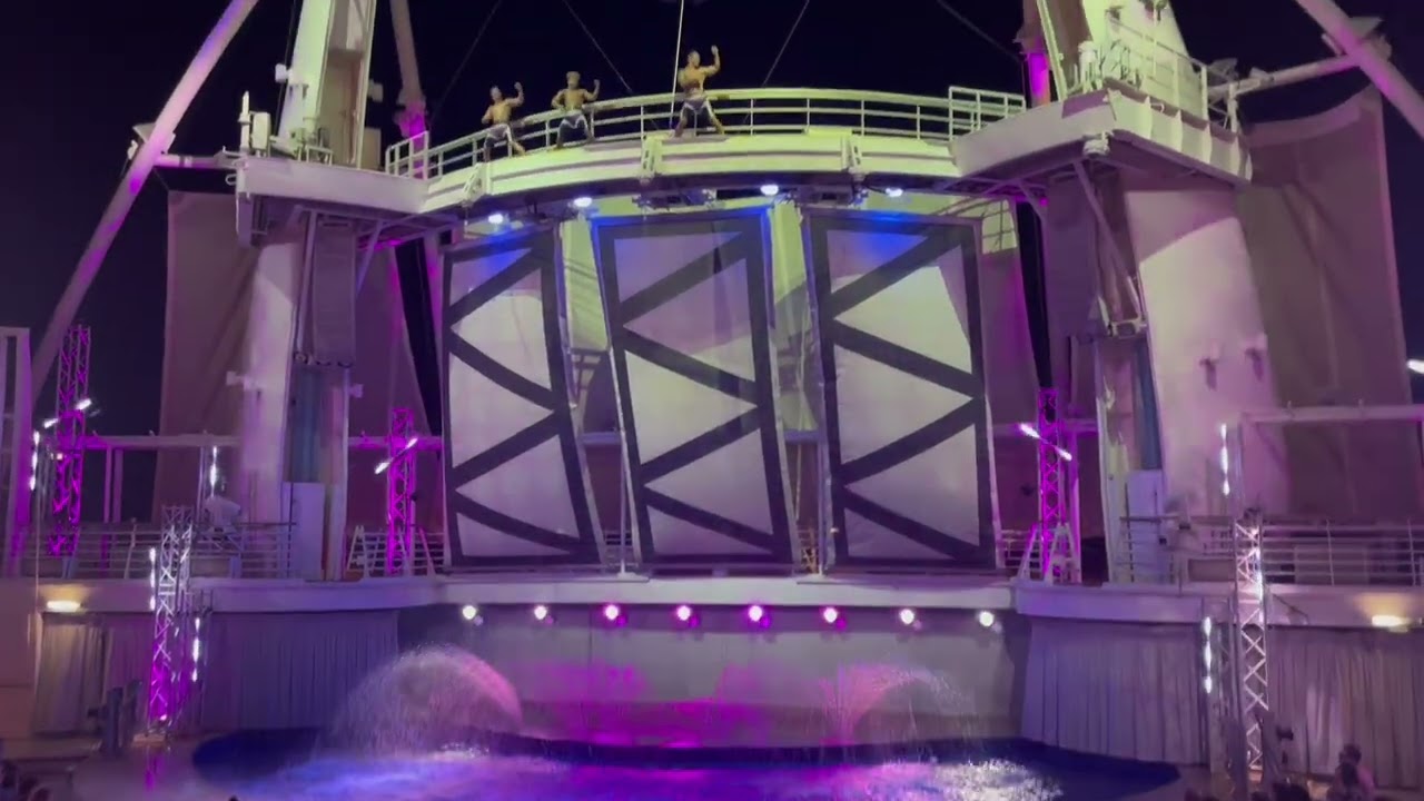 Aqua 80’s Aqua show on the Oasis of the Seas April 2025