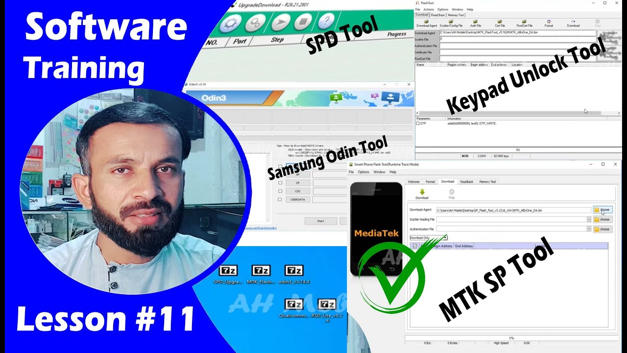 Mobile Software Training Course Free Lesson #11 Free Flashing Tools by AH Mobile & Refrigeration