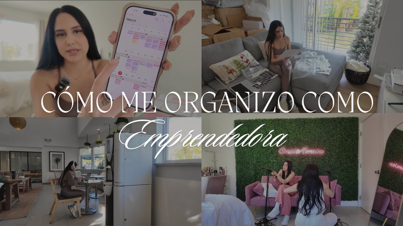 CÓMO ME ORGANIZO COMO EMPRENDEDORA? DETRÁS DE CÁMARA Y ESTUDIO TOUR DE MI PODCAST