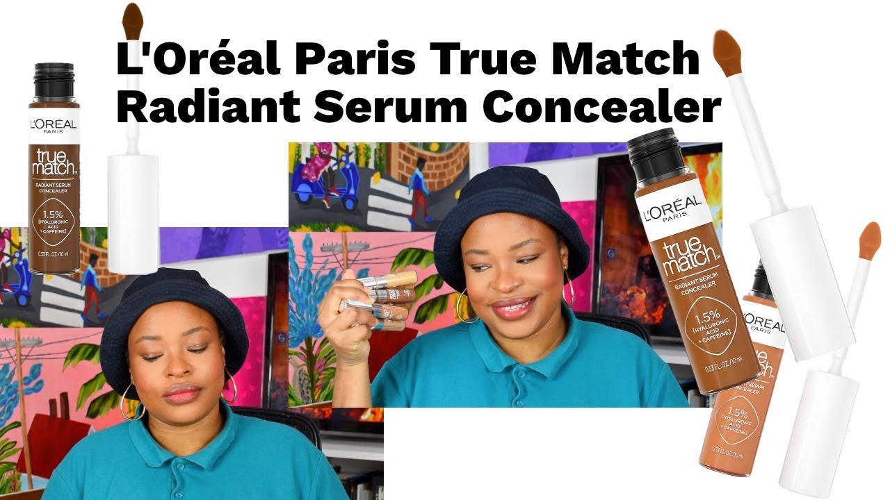 L'Oréal Paris True Match Radiant Serum Concealer Review On Dark Skin | Jenny Fyn