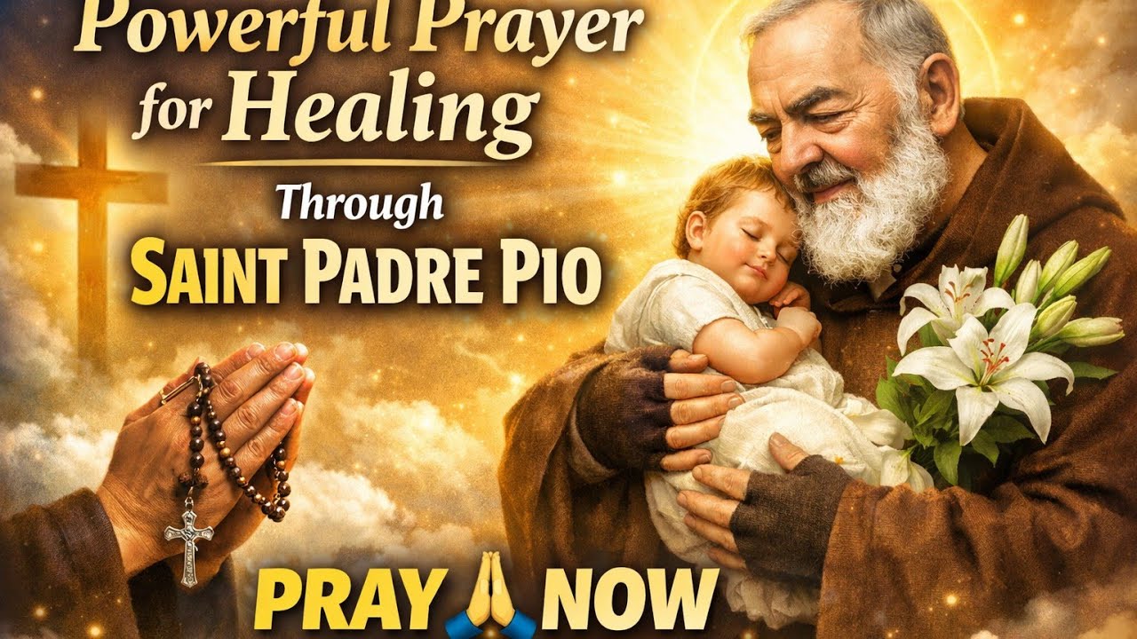 🙏 Powerful Prayer for Healing Through Saint Padre Pio | SAINT PADRE PIO 🙏