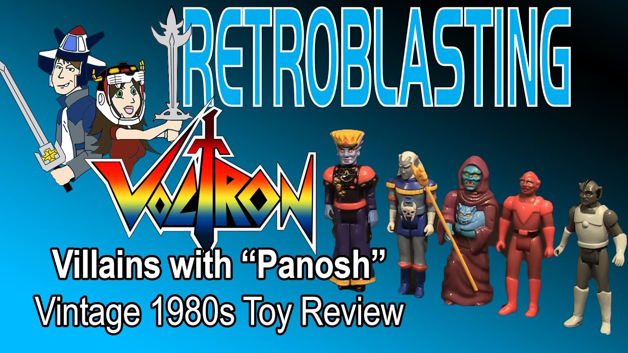 Voltron Panosh Place Villains - Vintage Toy Review 1980s