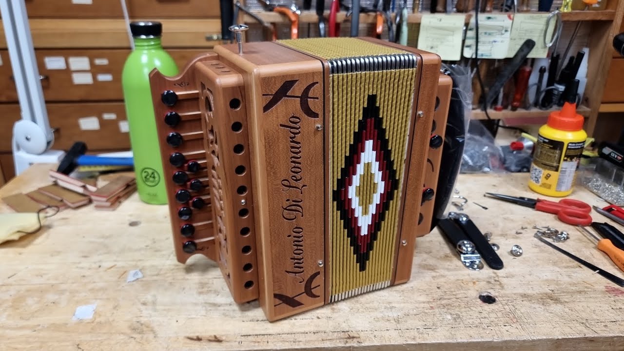 Collaudo Organetto Antonio Di Leonardo mod. Decò in Fa Musette binci | Saltarella | Polka del trillo