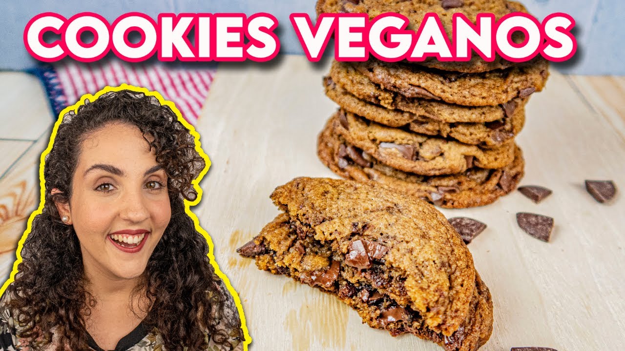 Cookie Vegano com Gotas de Chocolate (Faça e Venda) - Super Econômico!
