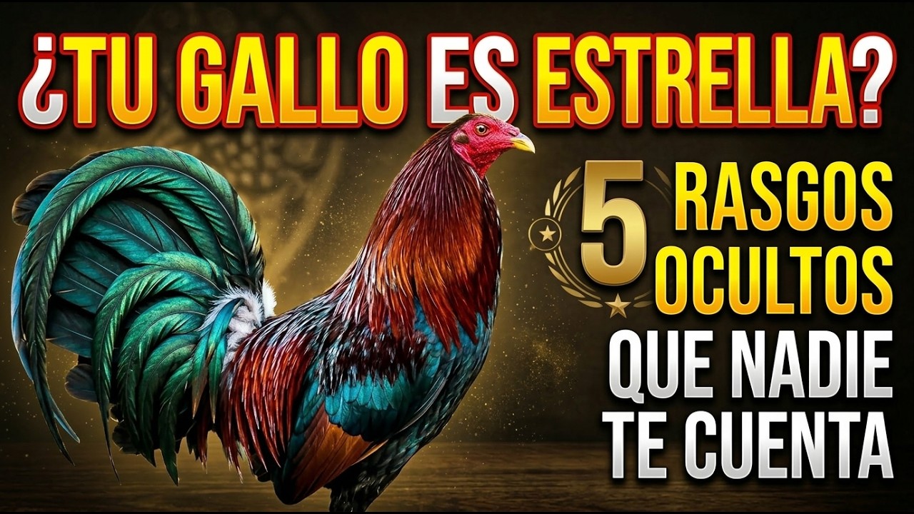 Las 5 características de Elite que Nadie te dice Para identificar un gallo semental estrella.